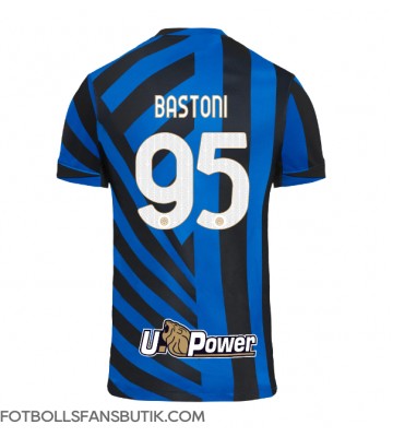 Inter Milan Alessandro Bastoni #95 Replika Hemmatröja 2024-25 Kortärmad